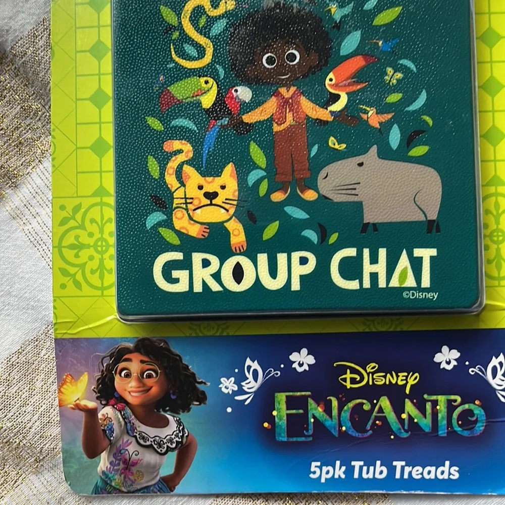 Disney Encanto 5 pm tub threads NWT sealed in package